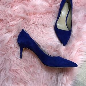 Blue suede shoes